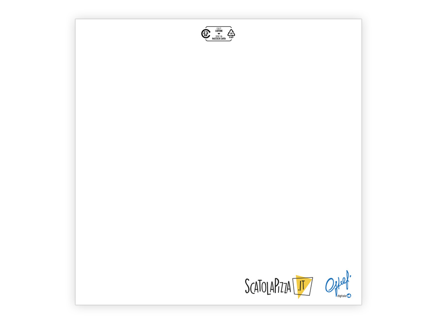 Scatola pizza personalizzabile v2 Fondo&nbsp;non food